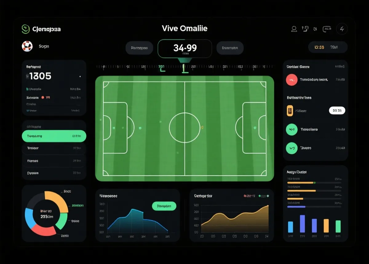 实时比分与比赛数据示意图